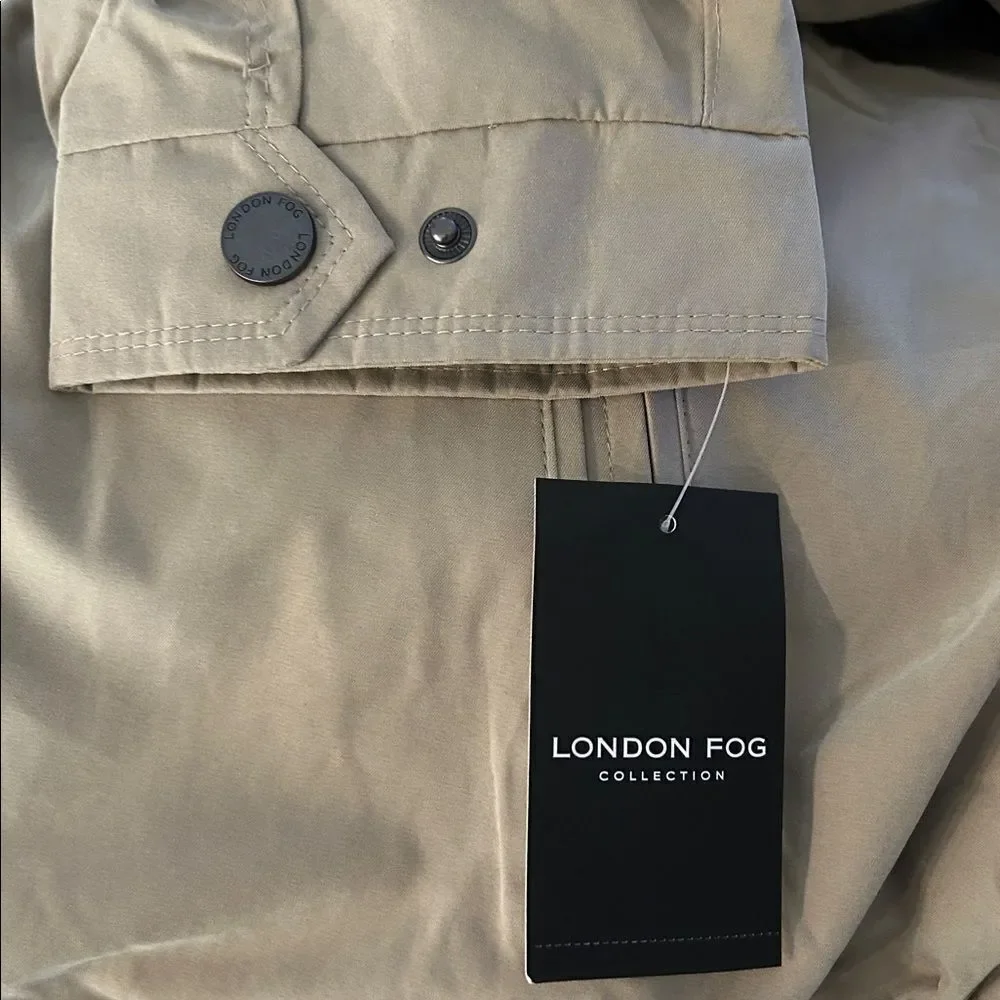 London Fog Men's Lightweight Jacket, Color is Cement, Size XXL, NWT